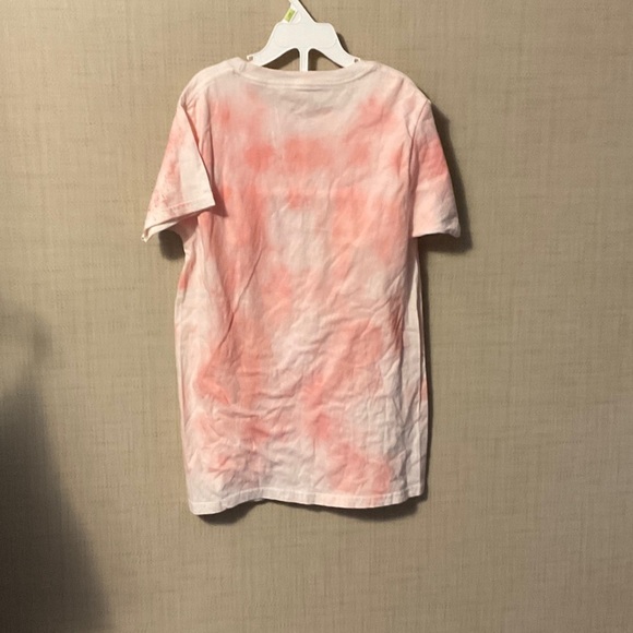 Fruit of the Loom Kids Tie-Dye Tee - Red and White - Picture 2 of 3
